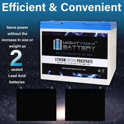Vista 7 de Batería de repuesto de litio de 12V 75AH compatible con American Bass Stealth 750-3