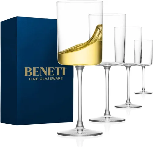 Vista 11 de BENETI Copas de vino cuadradas (6 onzas (copas de champán))