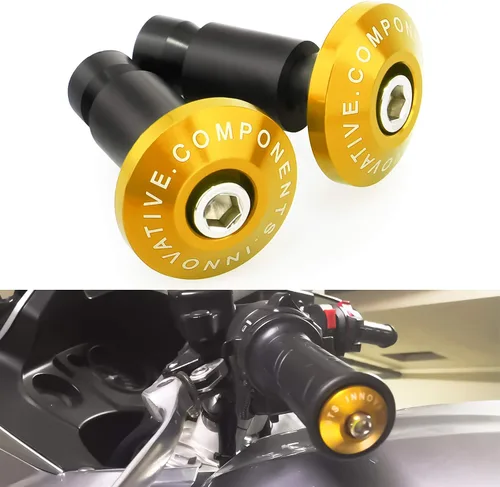 Vista 11 de GUAIMI Extremos de barra de motocicleta Street Bike 7/8" Agarres para manillar Tapones universales para motocicletas-Negro