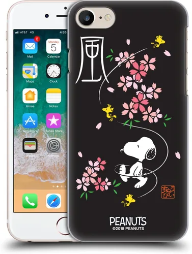Vista 84 de Head Case Designs Funda rígida con licencia oficial de Peanuts Charlie Brown Oriental Snoopy compatible con Apple iPhone 7/8/SE 2020 y 2022