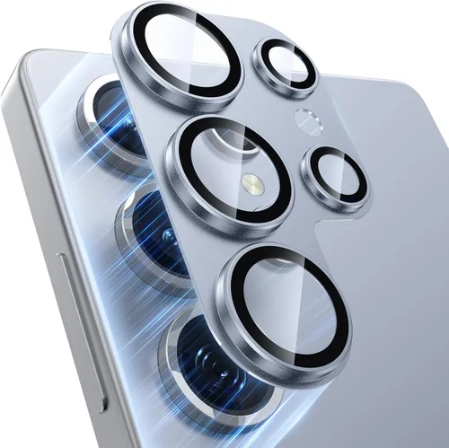 Vista 24 de Protector de Lente de Cámara para Samsung Galaxy S24 Ultra, [Protección Completa] [Adsorción de Fuerza Potente] Protector de Pantalla de Cámara