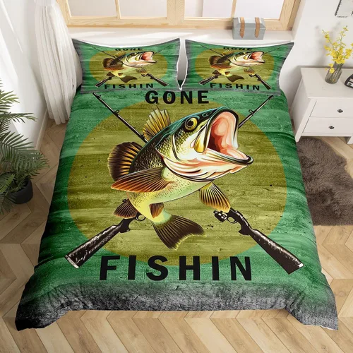 Vista 7 de Feelyou Juego de ropa de cama con patrón de sushi, funda de edredón de estilo japonés para niños, niñas, adolescentes, funda de edredón con temática