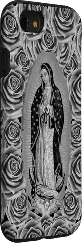 Vista 43 de Funda para iPhone 11 Nuestra Señora Virgen De Guadalupe Virgen María Floral
