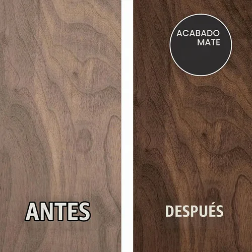 Vista 2 de Walrus Oil - Aceite danés con acabado para muebles. Sellador de madera a base de aceite Tung. Naturalmente libre de COV, acabado mate, botella de 8