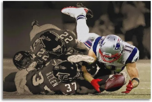 Vista 6 de fuyaozhishang Julian Edelman Art Posters 12x18inch(30x45cm) Frame
