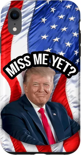 Vista 24 de iPhone 16 Anti-Biden Donald Trump Miss Me Yet Funny Political 2024 Case