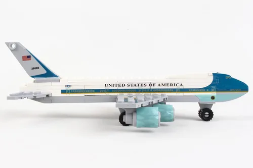 Vista 4 de Air Force One - Juego de construcción (55 piezas)