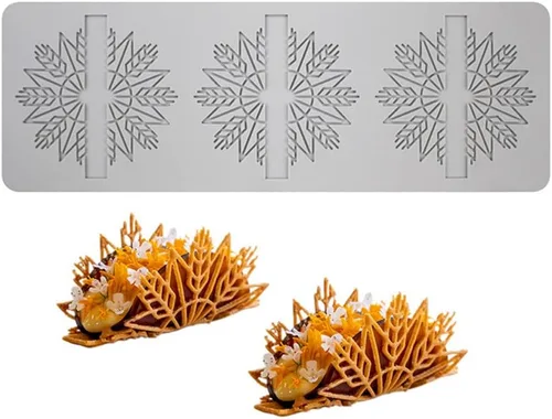 Vista 18 de Tapete de encaje para árbol de Navidad, molde con forma de cuernos de alce y copo de nieve, manualidades, fiesta de cumpleaños, bricolaje