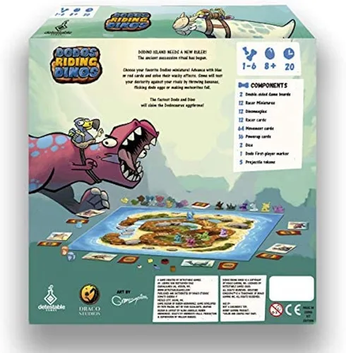 Vista 2 de Draco Studios Dodos Riding Dinosaurs (DAO-42100)