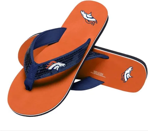 Vista 31 de FOCO Womens NFL Team Logo Sequin Strap Sandals Flip Flops