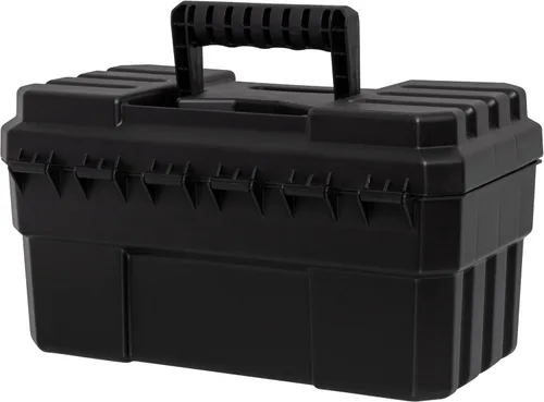 Vista 9 de Akro-Mils 09514 ProBox Caja de herramientas de plástico de 14 pulgadas para herramientas, caja de herramientas de almacenamiento para manualidades