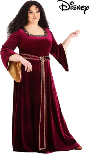 Vista 6 de Plus Size Tangled Mother Gothel Costume