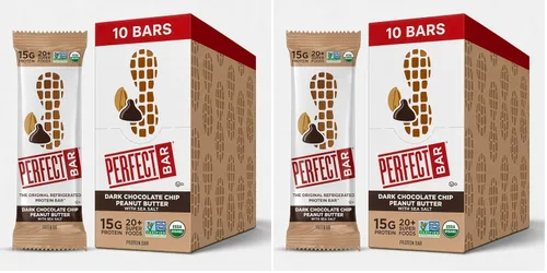 Vista 24 de Perfect Bar - Barra de proteínas refrigerada original, sabor mantequilla de maní