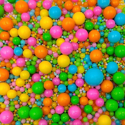 Vista 17 de Gránulos de Azúcar Perlado Comestibles Negros Tamaño Mezclado para Repostería Decoraciones Comestibles para Pasteles Coberturas para Cupcakes Negro