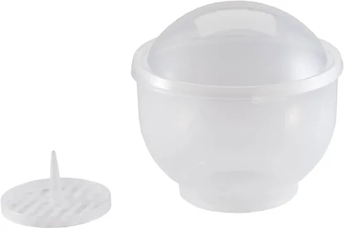 Vista 4 de Fox Valley Traders Lechuga Keeper, fabricado con plástico 100% duradero, almacenamiento y organización de cocina, juego de 2, cada uno mide 7