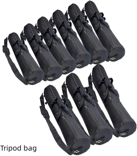 Vista 8 de Bolsa de transporte para trípode de 15.7-47.2 in, trípode impermeable, almacenamiento de transporte de viaje con correa de hombro acolchada y asa