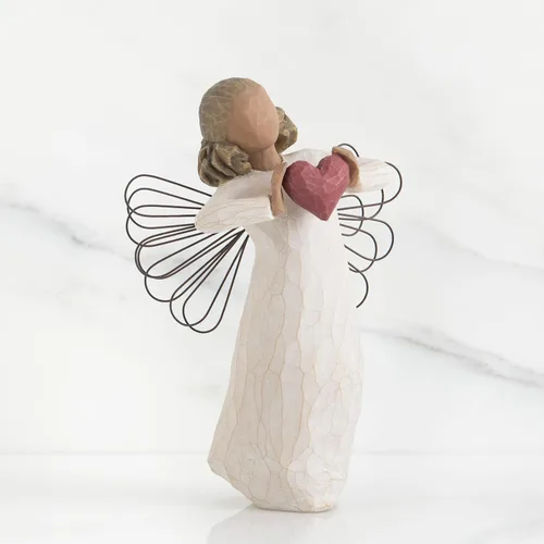 Vista 2 de Angel Willow Tree - Con amor - 5.5" (13.97 cm) de alto