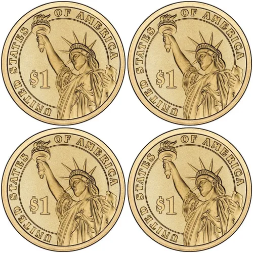 Vista 2 de 2015 P Dólar Presidencial 4-Moneda P Menta Sin Circular