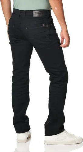 Vista 5 de Buffalo David Bitton Vaqueros Rectos Seis Para Hombre Indigo arrugado y auténtico