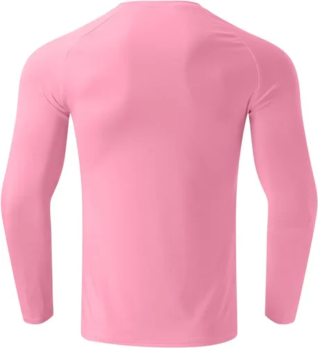 Vista 21 de Camisas de compresión atléticas de manga larga para hombre, capa base, camisa de entrenamiento atlético, camisas de compresión, camisetas deportivas