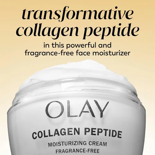 Vista 7 de Olay Regenerista Péptido de colágeno 24 Hidratante de cara con vitamina B3, Fragancia Gratis, 1.7 oz + Látigo Rostro Hidratante Viaje