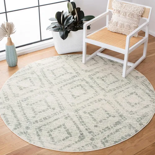 Vista 18 de SAFAVIEH Colección Adirondack Alfombra Decorativa - 2'6" x 4', Negro y Marfil, Diseño Moderno Desgastado, No Desprende Pelusa y Fácil Cuidado, Ideal