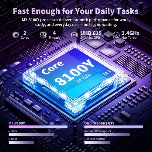 Vista 2 de EKY Portátil con pantalla táctil de 15,6 pulgadas, portátiles convertibles