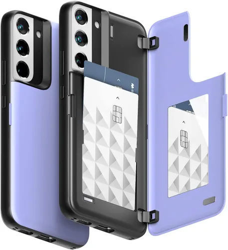 Vista 91 de GOOSPERY Funda tipo cartera para Samsung Galaxy S22 Ultra, [tarjetero] parachoques magnético de puerta con cierre automático, cubierta protectora