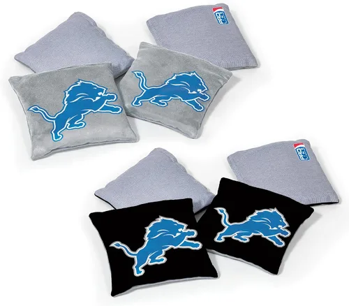 Vista 37 de Wild Sports - Bolsas de frijoles de doble cara de fútbol americano profesional de la NFL, 8 unidades, bolsas de lanzamiento de primera calidad