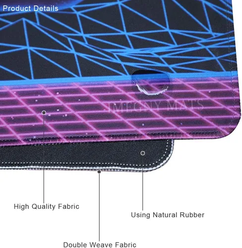 Vista 4 de Imegny - Mousepad para juegos, para teclado y mouse (alta calidad profesional)