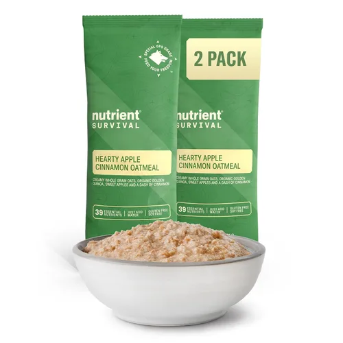 Vista 9 de Harina de avena instantánea con alto contenido de proteínas, manzana y canela, suministros de preparación liofilizados y suministro de alimentos
