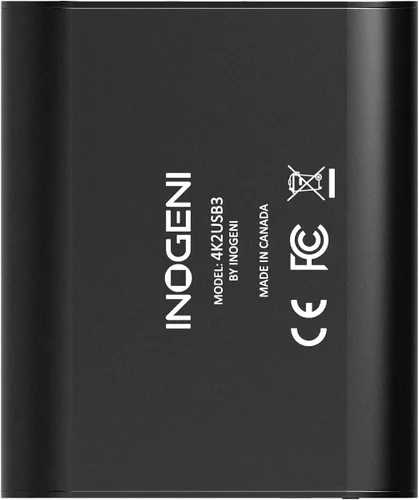 Vista 5 de INOGENI 4K2USB3, convertidor de video 4K HDMI a USB, Plug and go, hasta 60 fps, dispositivo profesional