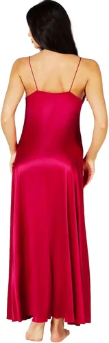 Vista 5 de Lonxu Womens Formal Dress Silk Satin Bridesmaid Dresses Sexy Bodycon Wedding Cocktail Party Guest Maxi Dress