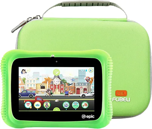 Vista 7 de FBLFOBELI Funda rígida para tableta infantil Leapfrog Epic Academy Edition con pantalla táctil de 7 pulgadas (solo funda)