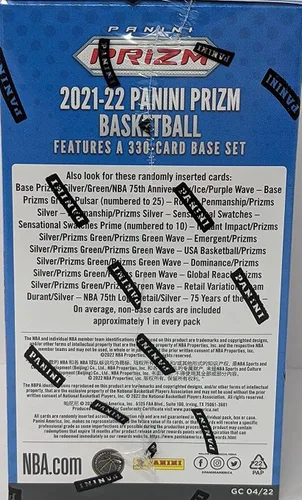 Vista 4 de 2021-22 Panini Prizm NBA Basketball Blaster Box (24 Tarjetas en Total) 3 Prizms de Hielo Exclusivos