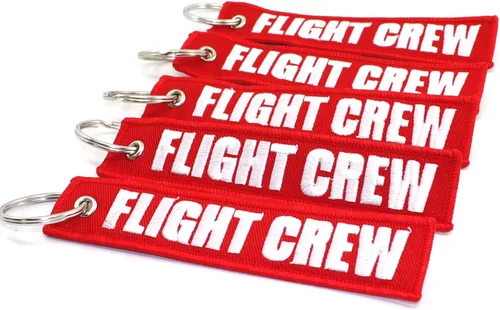 Vista 4 de Rotary13B1 FLIGHT CREW - RojoBlanco - 5pcs Llaveros, Rojo