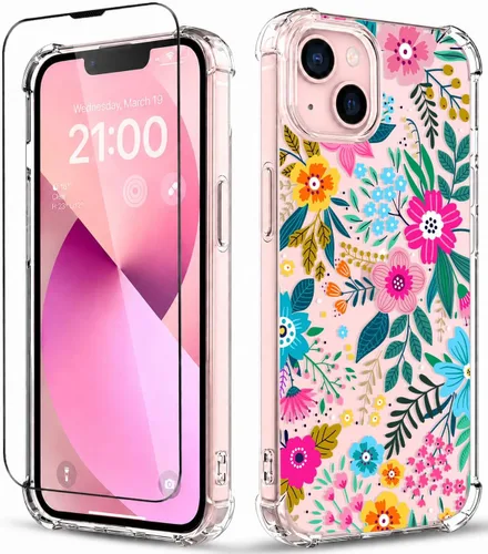 Vista 88 de Funda para iPhone 13 y iPhone 14 (6.1 pulgadas), funda protectora delgada de poliuretano termoplástico suave a prueba de golpes, bonito