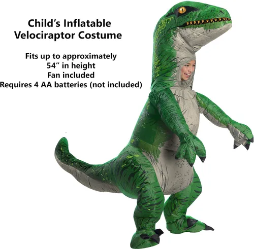 Vista 2 de Rubies Disfraz inflable original de dinosaurio infantil