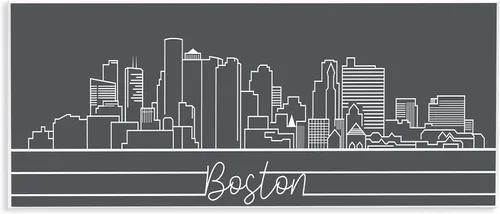Vista 9 de Stupell Industries Wood Cursive City Coordinates Cape Cod - Placa de pared para pared, 7 x 0.5 x 17, multicolor 2-Sin marco