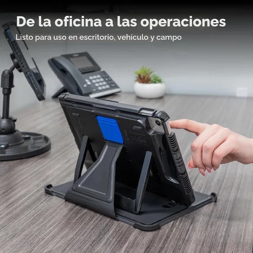 Vista 8 de PIVOT Funda A22A para iPad (A16), iPad (10ª generación), clip negro/negro Cuerpo negro/clip negro