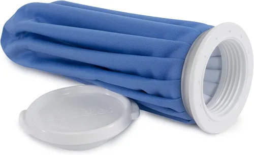 Vista 3 de MUELLER Bolsa de hielo reutilizable para medicina deportiva, bolsa de 9 pulgadas, bolsa fría para lesiones y alivio del dolor, terapia de frío, azul