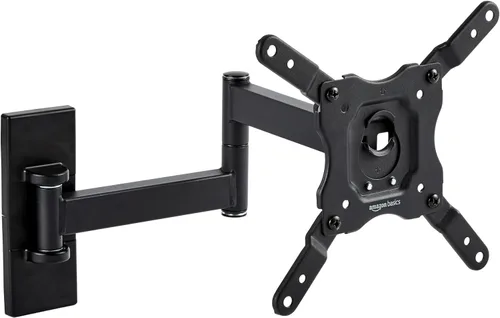 Vista 16 de Amazon Basics Soporte de pared fijo plano para TV se ajusta a TVs de 12 a 40 pulgadas y VESA 200x200, negro