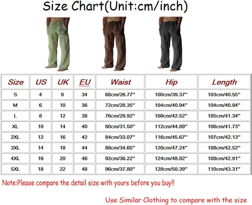 Vista 4 de Pantalones para hombre de ajuste relajado para hombre, ajuste relajado, moda al aire libre, básicos, casuales, sueltos, transpirables, de secado