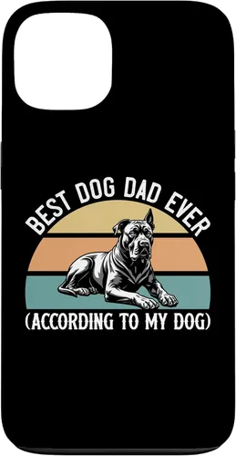 Vista 7 de Cane Corso Mastiff, Best Dog Dad Ever According to My Dog Case for iPhone 17