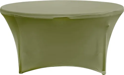 Vista 13 de Simply Elegant Mantel redondo ajustable de elastano Mantel para mesa de banquete, mantel de poliéster y elastano, para cumpleaños, quinceañera