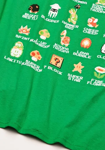 Vista 4 de Nintendo playera con personajes de Nintendo para hombre