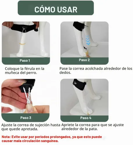 Vista 6 de Soporte de pierna trasera para perro
