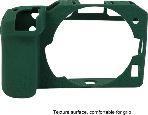 Vista 6 de TUYUNG Z30 - Funda protectora de silicona para cámara Nikon Z30, color verde militar