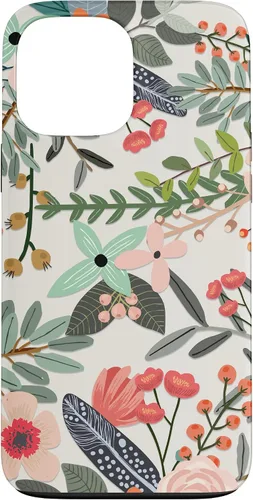Vista 24 de Cute Colorful Garden Botanical Floral Pattern Case for iPhone 17