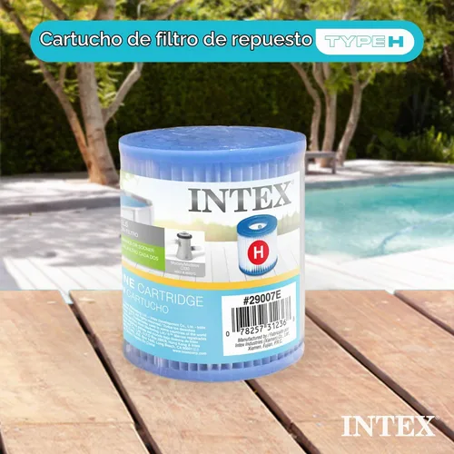 Vista 2 de Intex 29007E Repuesto de cartucho H para filtro de alberca, 6